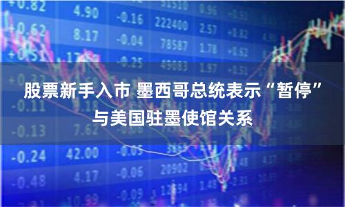 股票新手入市 墨西哥总统表示“暂停”与美国驻墨使馆关系
