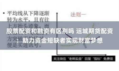 股票配资和融资有区别吗 运城期货配资:助力资金短缺者实现财富梦想